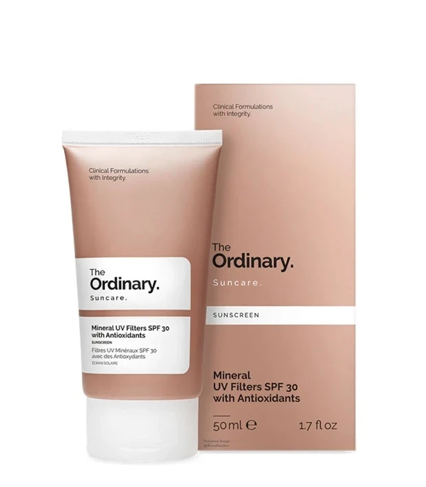 کرم‌ضد‌آفتاب‌اوردینریThe Ordinaryمدل‌مینرال‌SPf30 حجم 50 میل