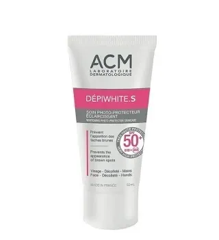 کرم ضد آفتاب ضد لک دپی وایت ام ای سی ام بی رنگ ACM DÉPIWHITE M حجم 50 میل