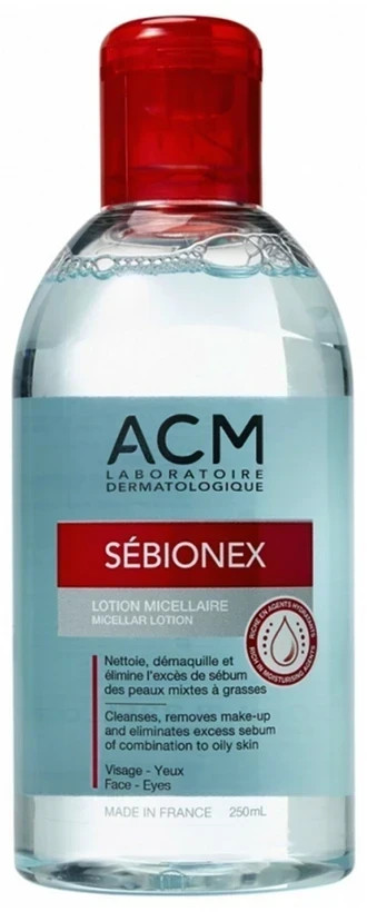 محلول میسلار ضد جوش سبیونکس ای سی ام (ACM Sebionex Micellar Lotion) حجم 250 میل محلول میسلار ضد جوش سبیونکس ای سی ام (ACM Sebionex Micellar Lotion) حجم 250 میل