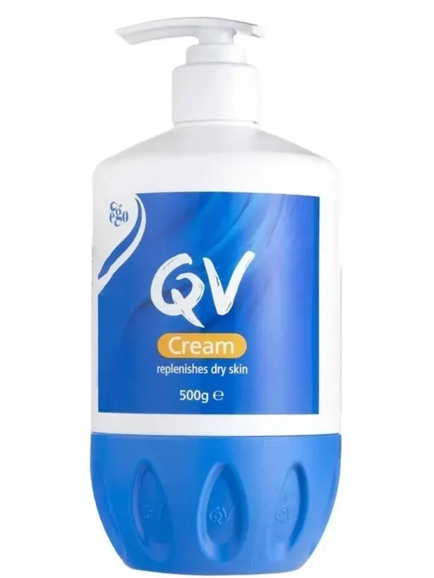 کرم مرطوبکننده مناسب پوست خشک QV کیووی حجم مقدار 500 میل
