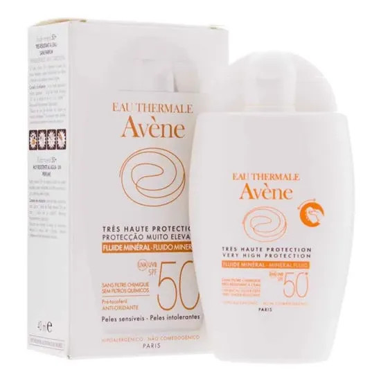 فلوئیدضدآفتابمینرالمحافظبسیاربالااونAvèneمدلVery High Protection SPF50+حجم۴۰میلمناسبپوستحساس