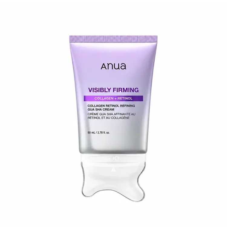 کرم لیفتینگ و جوان ساز گواشا آنوا Anua Visibly Firming Collagen + Retinol حجم 80 میل